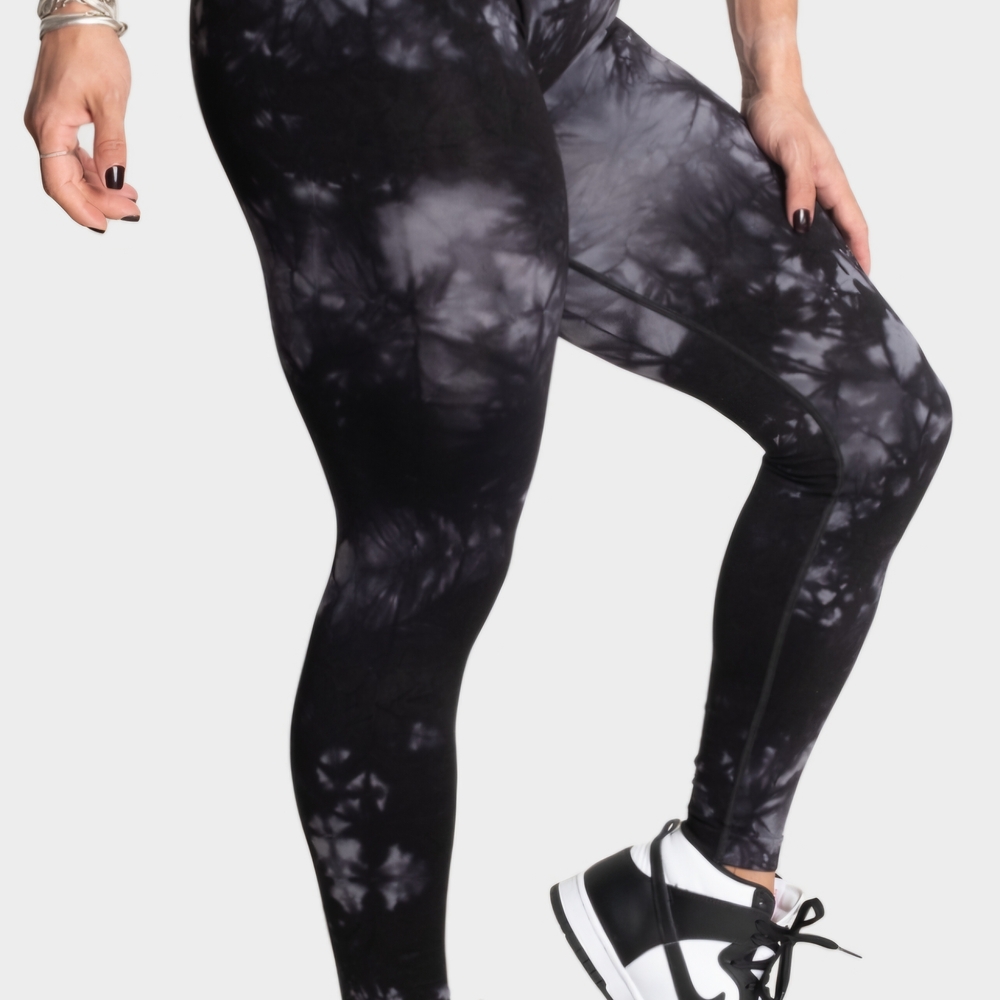 Black and Gray Tie-Dye Make Your Butt Look Amazing Leggings!